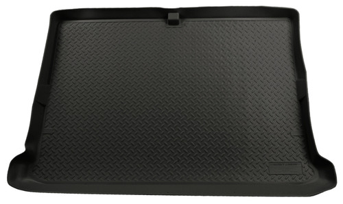 HUSKY LINERS 21701 CLASSIC STYLE CARGO LINER BEHIND 3RD SEAT FOR 2000-2006 SUBURBAN 1500/2500, YUKON XL 1500/XL 2500, ESCALADE ESV BLACK