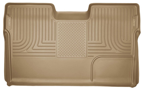 HUSKY LINERS 19333 WEATHERBEATER 2ND SEAT FLOOR LINER FOR 2009-2014 F-150 TAN