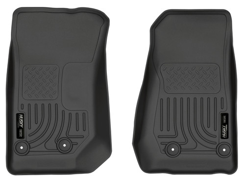 HUSKY LINERS 18041 WEATHERBEATER FRONT FLOOR LINERS FOR 2014-2017 JEEP WRANGLER 2018 JEEP WRANGLER
