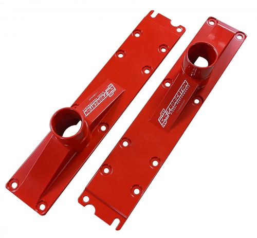 CNC FABRICATION 423007 94.5-98.5 7.3L BILLET PLENUMS - RED