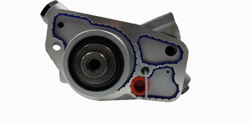 CNC FABRICATION 424017-CF 96-03 7.3L STAGE 1 HIGH PRESSURE OIL PUMP SENDING CORE BEFORE