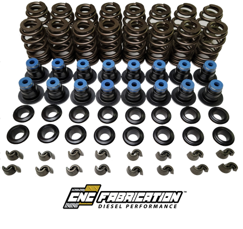CNC FABRICATION 421012 94.5-03 7.3L STAGE 2 BEE HIVE VALVE SPRING KIT WITH VALVE SEALS AND SHIMS