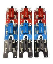 CNC FABRICATION 422016 94.5-03 7.3L T4 TURBO 4-LINE VALLEY MOUNT BOWL DELETE KIT RED