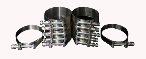 CNC FABRICATION 423024 99.5-03 7.3L CHARGE AIR COOLER BOOT KIT - BLUE