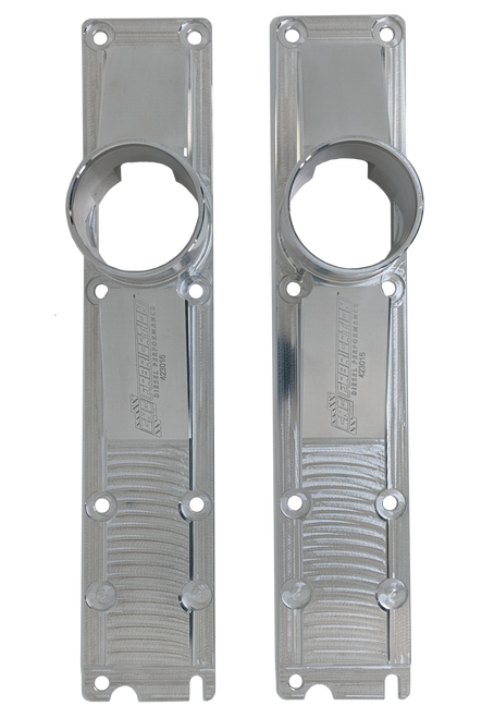 CNC FABRICATION 423016 94.5-95 7.3L 3 INCH 8 BOLT BILLET INTAKE PLENUMS RAW ALUMINUM