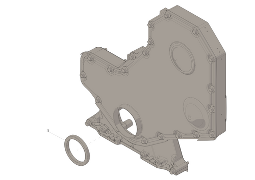 CUMMINS 3937111 OEM FRONT CRANKSHAFT SEAL SERVICE KIT – 5.9L CUMMINS (1989–2007)