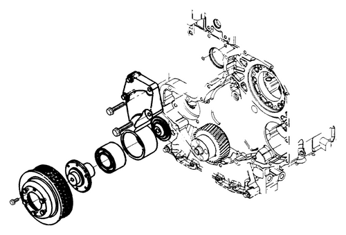 CUMMINS 3910739 OEM FAN HUB BEARING – RAM 5.9L/6.7L (1989–2018)