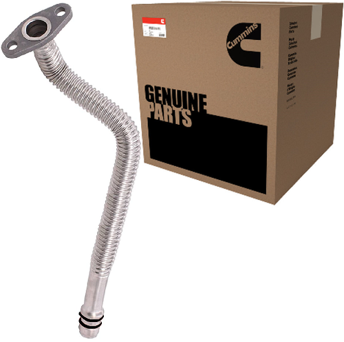 CUMMINS 3934084 OEM FLEXIBLE TURBO OIL DRAIN TUBE – RAM 5.9L/6.7L (21" LENGTH)