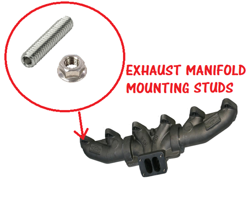 CPP STAINLESS EXHAUST MANIFOLD STUD KIT FOR 89-18 DODGE CUMMINS 5.9L/6.7L 12V/24V