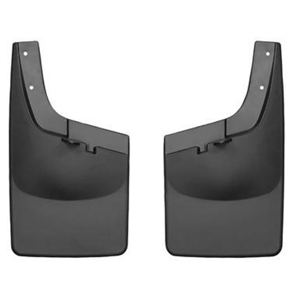 WEATHERTECH 120020 BLACK NO DRILL MUDFLAPS SUPER DUTY 2011 + FITS STANDARD MODELS