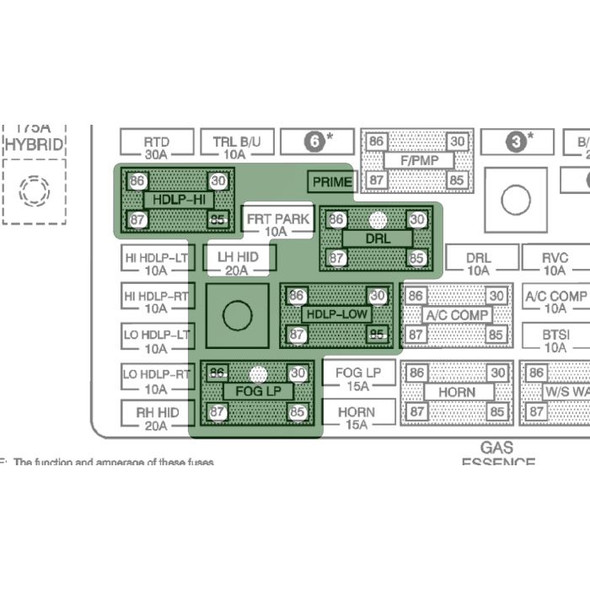 FLEECE FPE-GM-ALO-37 ALL LIGHTS ON MODULE FOR 03-07 GM 2500HD/3500HD