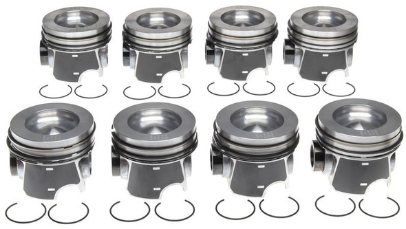MAHLE 224-3953WR-0.50MM PISTON WITH RINGS - REDUCED COMPRESSION-.50MM OVER BORE 2008-2010 FORD POWERSTROKE 6.4L