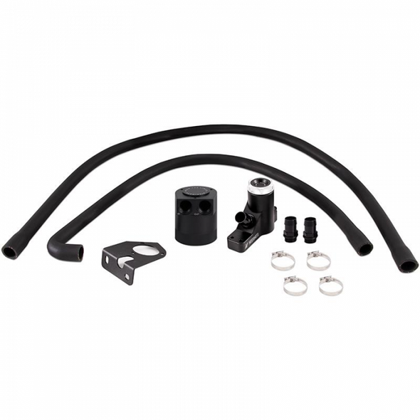 MISHIMOTO MMBCC-F2D-08BE  BAFFLED OIL CATCH CAN KIT  2008-2010 FORD POWERSTROKE 6.4L