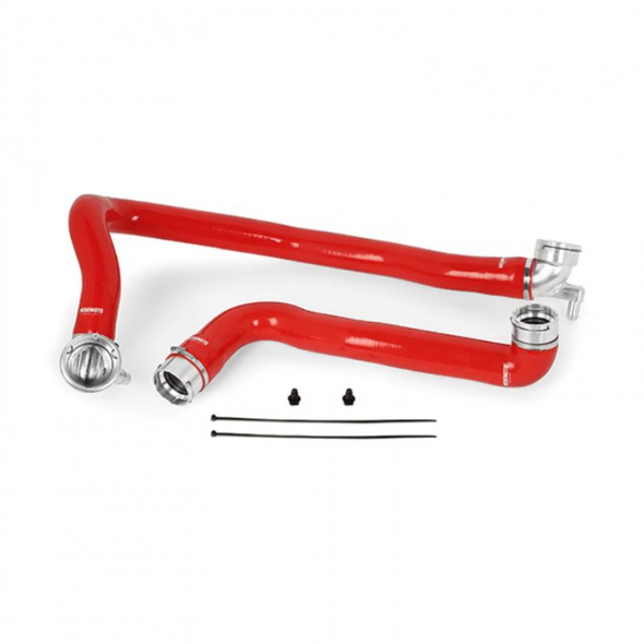 MISHIMOTO MMHOSE-F2D-11RD  SILICONE COOLANT HOSE KIT - RED   2011-2016 FORD POWERSTROKE 6.7L