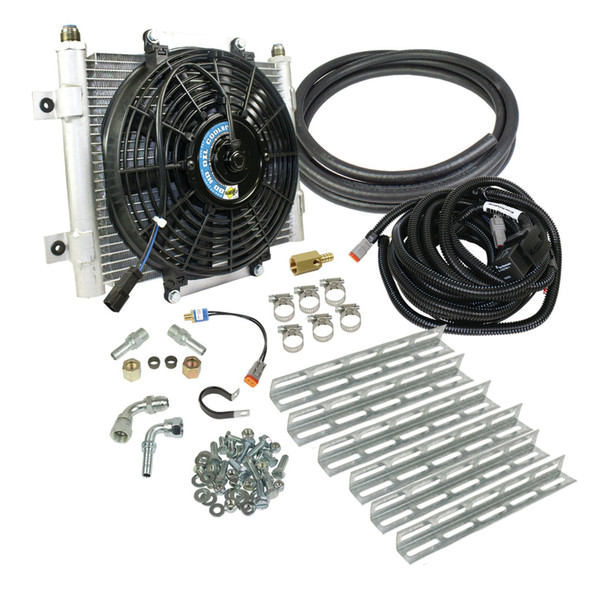 BD DIESEL AUXILARY TRANSMISSION COOLER (5/8IN LINES) - 1030606-5/8