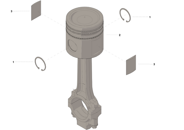 CUMMINS AR12359 KIT,ENGINE PISTON