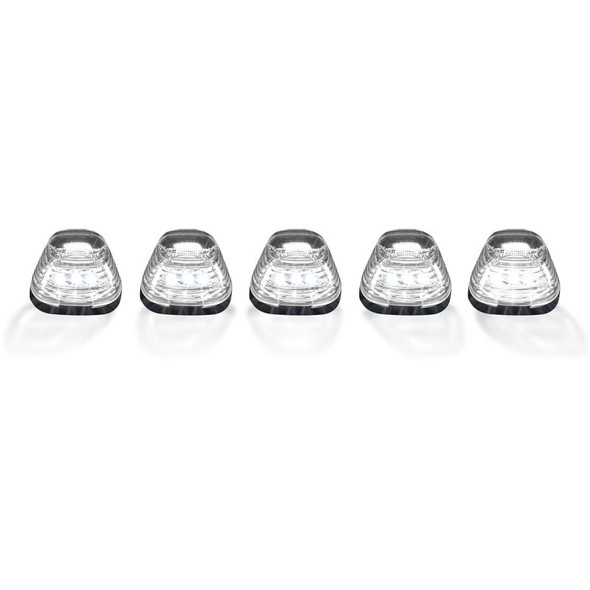 RECON 264143WHCL CLEAR LENS WHITE LED CAB LIGHT KIT 1999-2016 FORD SUPER DUTY (NOT EQUIPPED WITH OE CAB LIGHTS)