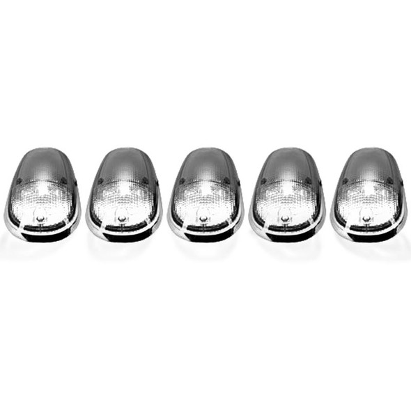 RECON 264146WHCL CLEAR LENS WHITE LED CAB LIGHT KIT 2003-2018 DODGE RAM 2500/3500 (NOT EQUIPPED WITH OE CAB LIGHTS)