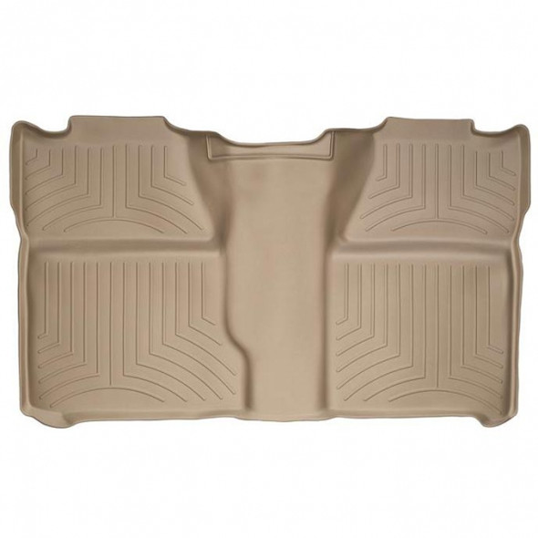 WEATHERTECH 450660 2ND ROW FLOORLINER FOR 2007.5-2014 GM SILVERADO/SIERRA (CREW CAB) TAN