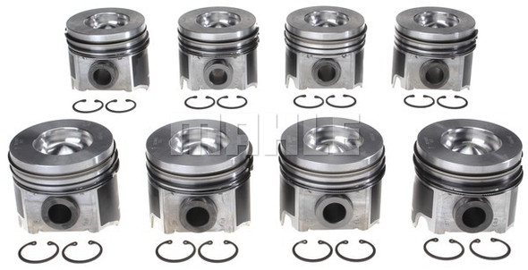 MAHLE 224-3503WR OE REPLACEMENT PISTON SET-STANDARD BORE 2003-2007 FORD 6.0L POWERSTROKE