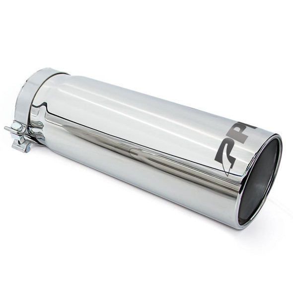 PPE 117021500 POLISHED 304 STAINLESS STEEL EXHAUST TIP (2021+ GM 6.6L DURAMAX)