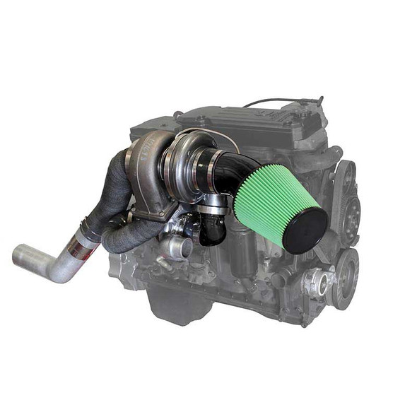 PUSHER PDC0307HM HIGH MOUNT COMPOUND TURBO SYSTEM 2003-2007 DODGE CUMMINS 5.9L 24V