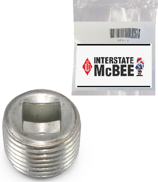 INTERSTATE MCBEE PIPE PLUG-INTAKE MANIFOLD-CYLINDER HEAD 89-18 CUMMINS 5.9L/6.7L - M-3008468