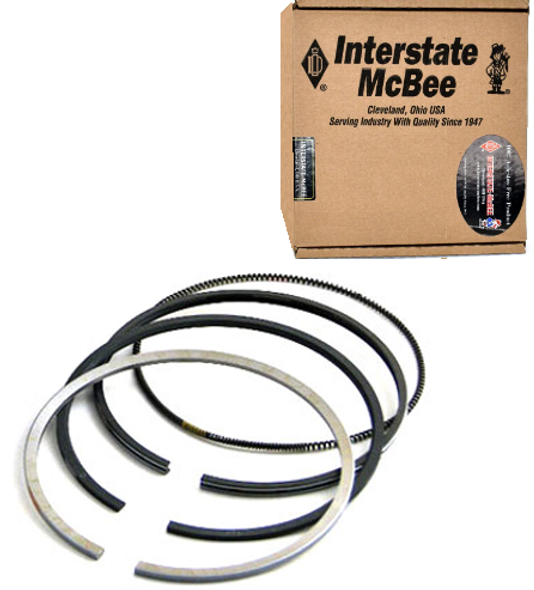 INTERSTATE MCBEE M-3804990 PISTON RING SET STANDARD BORE 98.5-02 CUMMINS 5.9L 24V