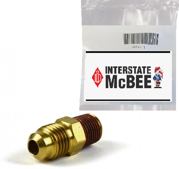 INTERSTATE MCBEE M-68138 MALE CONNECTOR/VACUUM PUMP TO BLOCK 1989-1998 CUMMINS 5.9L 12V