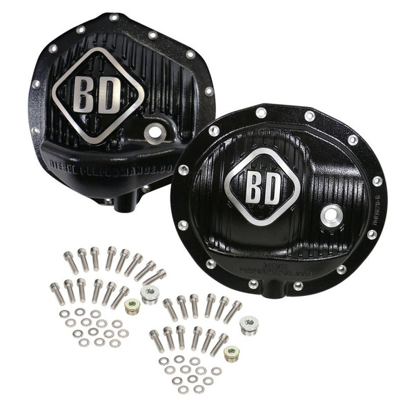 BD DIESEL 1061829 DIFFERENTIAL COVER PACK FRONT AA 12-9.25 & REAR AA 14-11.5 2013-2018 RAM 2500 / 3500