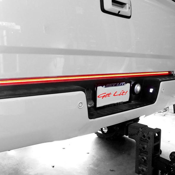 RECON 26416XHP 60″ “DUAL ROW” TAILGATE BAR HIGH POWER LED AMBER SIGNALS, BRAKE & REVERSE LIGHTS