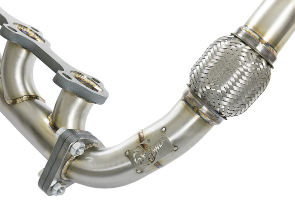 AFE POWER 48-34137 TWISTED STEEL HEADERS, UP-PIPES & DOWN PIPE 2015-2016 GM 6.6L DURAMAX LML