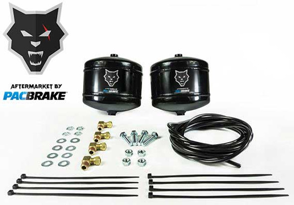 PACBRAKE HP10302 AIR SPRING ACCUMULATOR KIT CONSISTS OF 0.5 GALLON AIR TANK AND REQUIRED HARDWARE