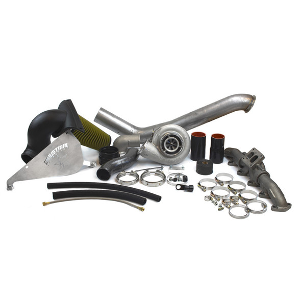 INDUSTRIAL INJECTION 22A422 DODGE S467.7 TUBRO KIT FOR 2007.5-2009 6.7L CUMMINS 1.10 AR STANDARD COVER