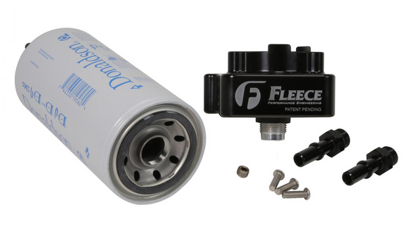 FLEECE FPE-L5P-FFBA-1719 FUEL FILTER UPGRADE KIT 2017-2022 GM DURAMAX 6.6L L5P