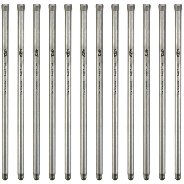 XDP XD205 COMPETITION AND RACE PERFORMANCE PUSHRODS (7/16 INCH) 1998.5-2018 DODGE CUMMINS 5.9L/6.7L 24V