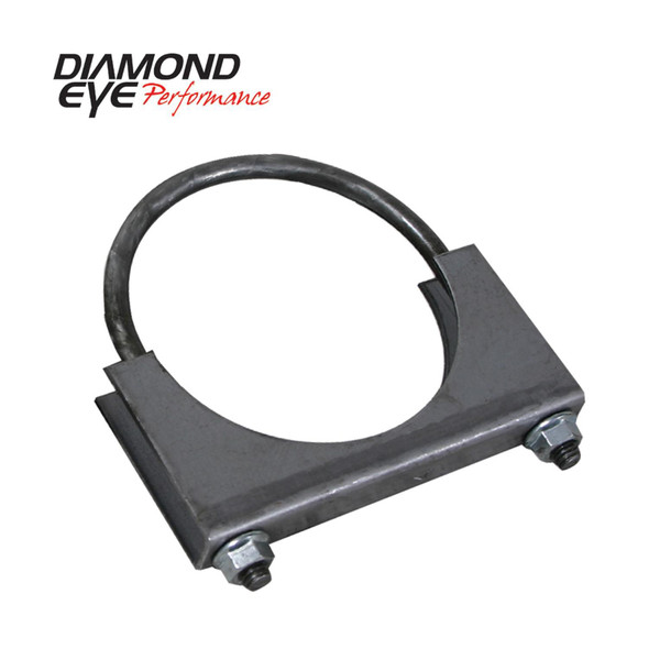 DIAMOND EYE 444001 EXHAUST CLAMP 3.5IN. STANDARD STEEL U-BOLT SADDLE CLAMP