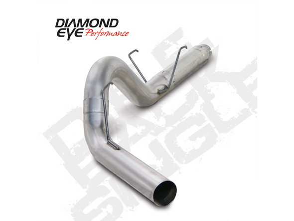 DIAMOND EYE K5252A EXHAUST SYSTEM KIT 5IN. ALUMINIZED 2007.5-2012 DODGE 6.7L CUMMINS 2500/3500