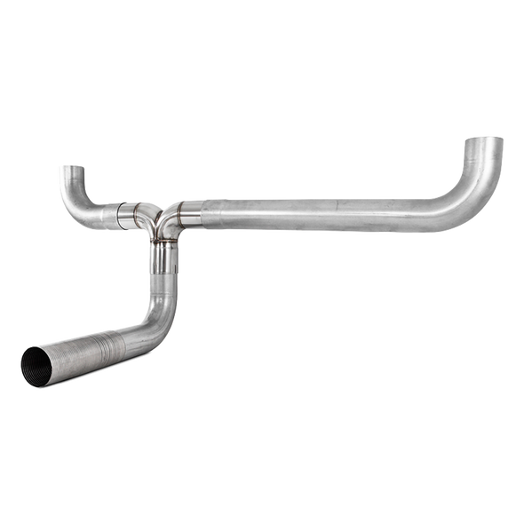 MBRP UT2001  UNIVERSAL ALUMINIZED STEEL FULL SIZE PICKUP BEDS T-PIPE KIT SMOKERS.