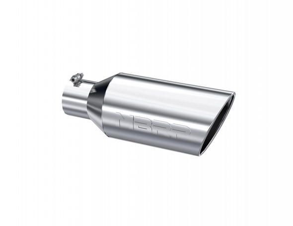 MBRP T5126  UNIVERSAL T304 STAINLESS STEEL TIP 7IN  OD  ROLLED END  4IN  ID 18IN LENGTH