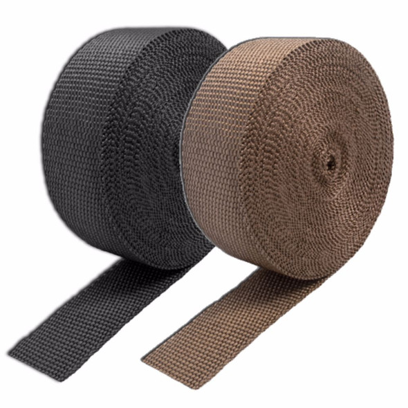 THERMO TEC 11072 EXHAUST WRAP 50 FOOT X 2 INCH BLACK UP TO 1800 DEGREE F RICOCHET ROGUE SERIES