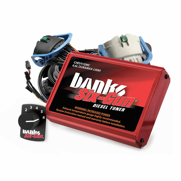 BANKS 63887 SIX-GUN DIESEL TUNER W/SWITCH 2007-2010 GM DURAMAX 6.6L LMM