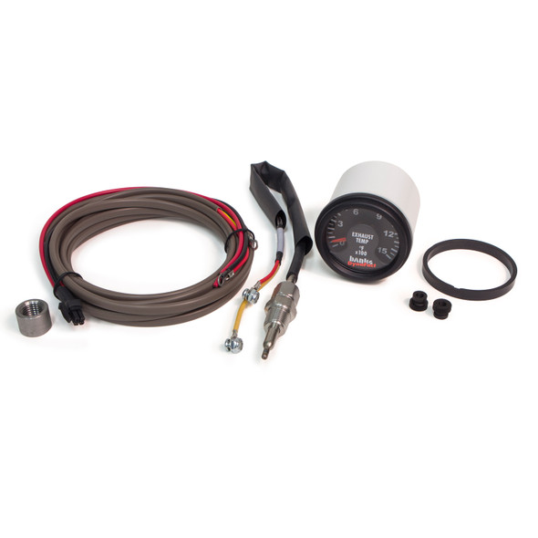 BANKS 64008 PYROMETER KIT W/PROBE WELD BUNG 10 FOOT LEAD UNIVERSAL DIESEL