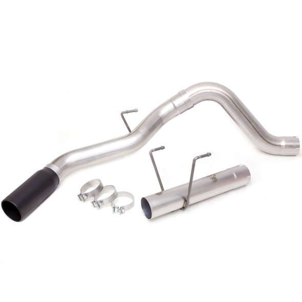 BANKS 49796-B MONSTER EXHAUST 4.0 SINGLE S/S-BLACK TIP-CCLB 2013-2018 CUMMINS 6.7L 24V