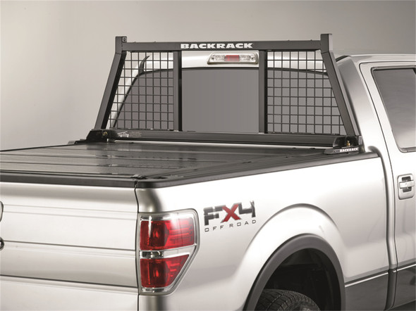 BACKRACK 147SM 99-23 FORD F250/350/450 SD & 17-25 F-550 SD HALF SAFETY RACK FRAME ONLY REQUIRES HARDWARE