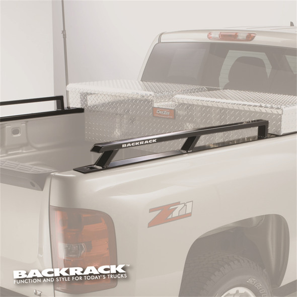 BACKRACK 65524TB 20-23 SILVERADO/SIERRA 2500/3500HD ONLY 6.5FT BED SIDERAILS - TOOLBOX 21IN