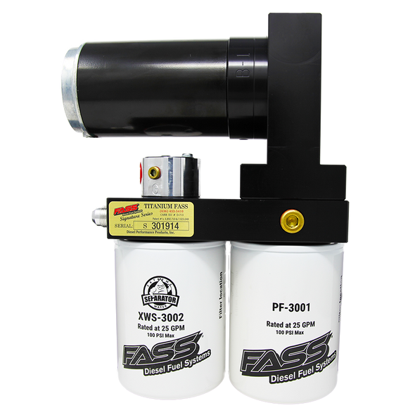 FASS TSF15180F140G TITANIUM SIGNATURE SERIES DIESEL FUEL SYSTEM 180F 140GPH 6.0L & 7.3L FORD EXCURSION 2000-2005