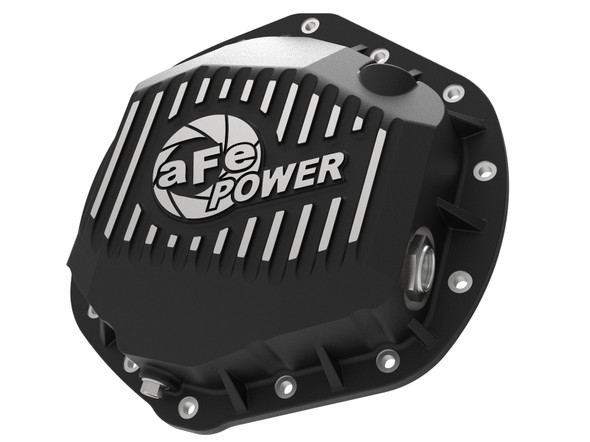 AFE 46-71060B Pro Series Rear Differential Cover Black w/ Machined Fins GM Diesel Trucks 01-19 V8-6.6L (td) / GM Gas Trucks 01-19 V8-8.1L/6.0L