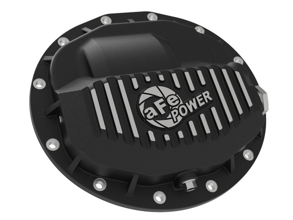 AFE 46-70402 Pro Series Front Differential Cover Black w/ Machined Fins RAM Trucks 2500/3500 13-20 (AAM 9.25-12)