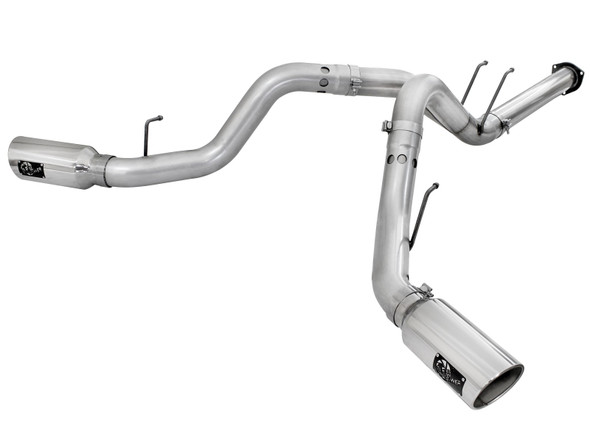 AFE 49-03065-P ATLAS 4" Aluminized Steel DPF-Back Exhaust System Ford Diesel Trucks 11-14 V8-6.7L (td)